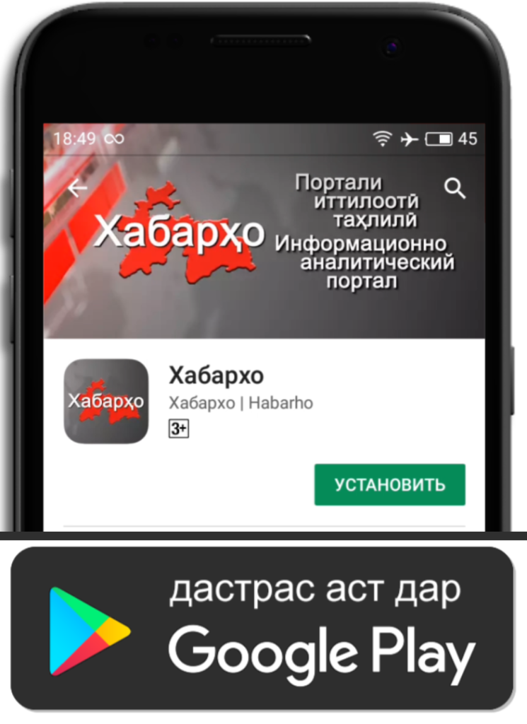 Барномаи мобилии "Хабарҳо" дар Google Play