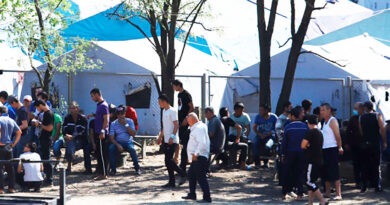 Русия: шаҳрванди Ӯзбекистон дар урдугоҳи хаймаӣ фавтид